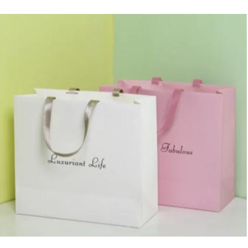 Висококачествени персонализирани чанти за подаръци с лого с дръжка за печат коледна чанта за пазаруване